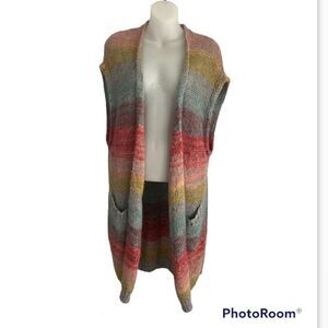 Anthropologie Moth Women’s XS S Boho Southwestern Mohair long cardigan